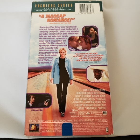 A Life Less Ordinary VHS - Picture 3 of 3